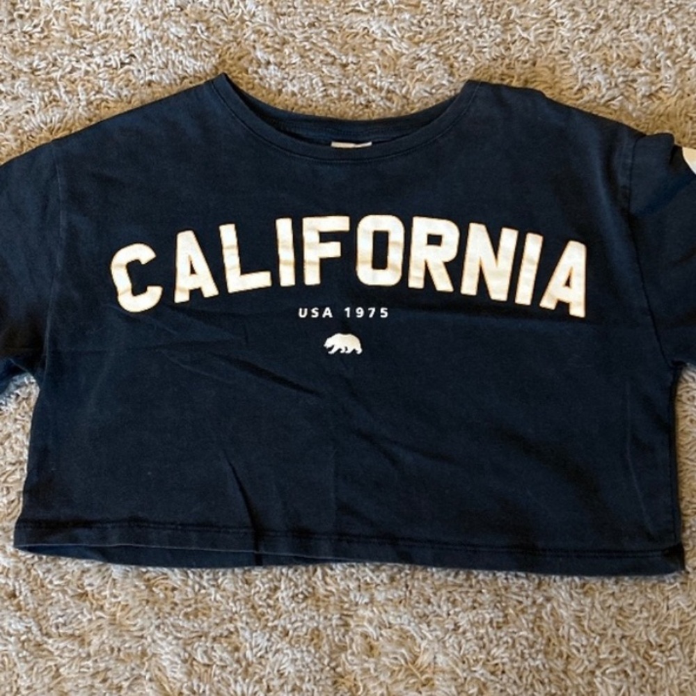 Zara cropped tee Size 9